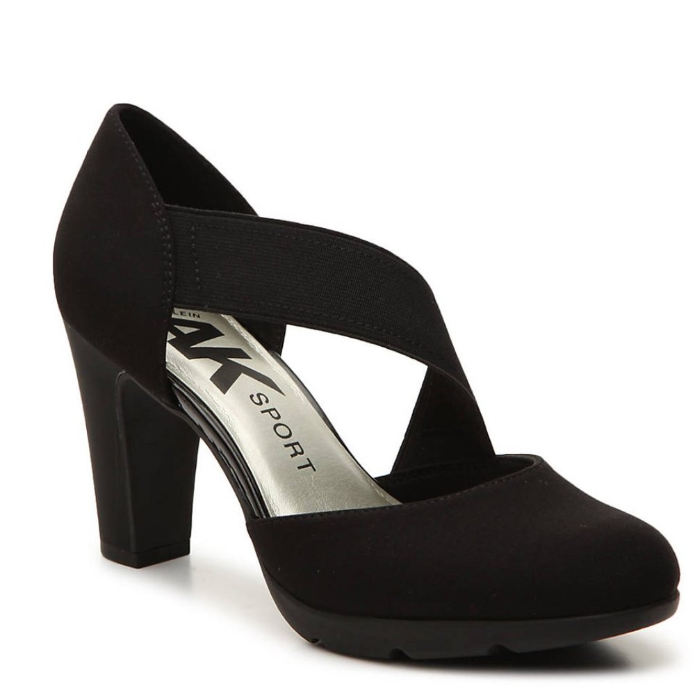 Anne Klein Sport Xpose Platform Pump, Black, 10M